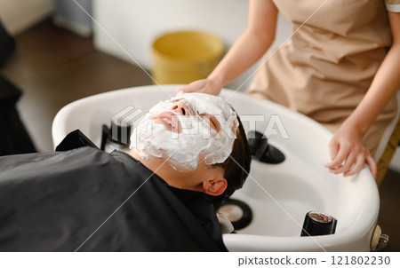 Hair salon Carbonated pack Hair salon Carbonated pack 121802230