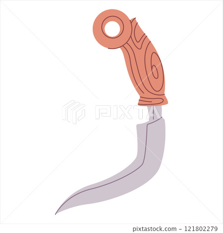 Indonesia Karambit weapon Minangkabau Sumatra heritage Kerambit Karambiak knife Indonesian traditional culture self-defense blade wooden handle design 121802279