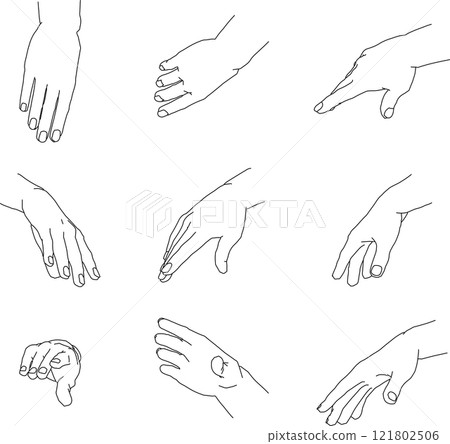 Right hand from various angles 3 121802506