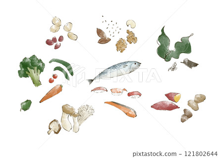 Magowayasashii illustration set 121802644