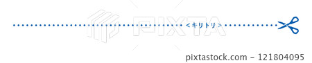 Cutting line Cutting line 121804095