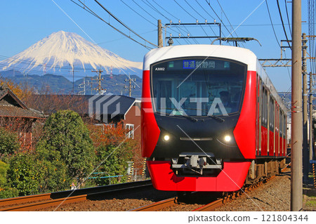 靜岡清水線行駛的靜岡鐵道車輛 121804344