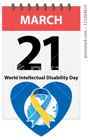 World Intellectual Disability Day Illustration 121804615