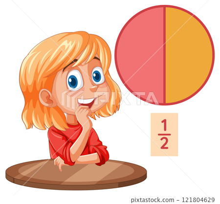 Learning Fractions with Fun Illustrations Learning Fractions with Fun Illustrations 121804629