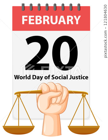World Day of Social Justice Illustration World Day of Social Justice Illustration 121804630