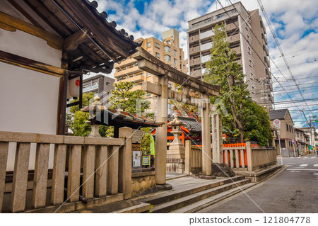 Kyoto City: Streets around Shijo Omiya and Mibu-dera Temple Kyoto City: Streets around Shijo Omiya and Mibu-dera Temple 121804778