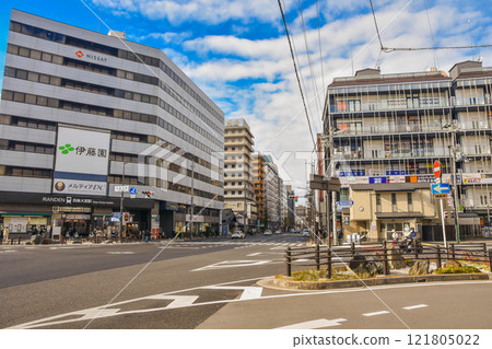 Kyoto City: Streets around Shijo Omiya and Mibu-dera Temple Kyoto City: Streets around Shijo Omiya and Mibu-dera Temple 121805022