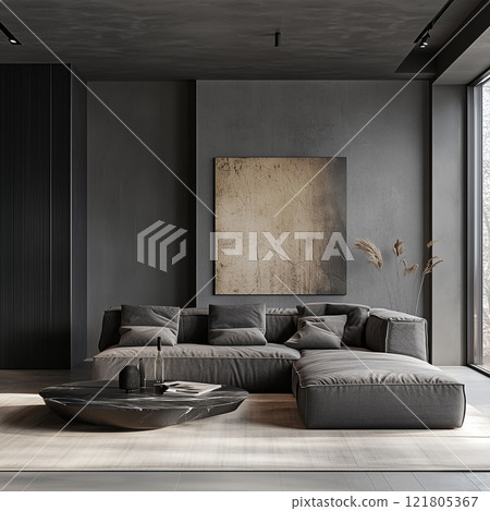 Residential image: modern living room 121805367