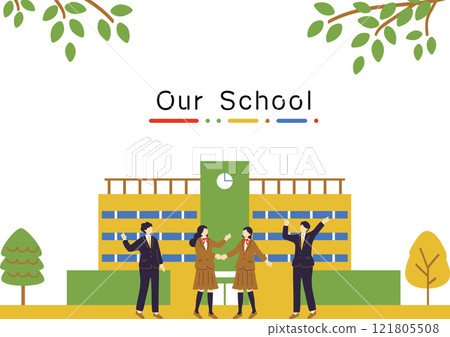 學校和學生 121805508