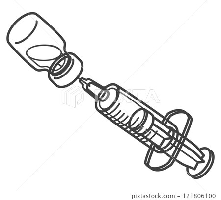 注射器和疫苗 121806100