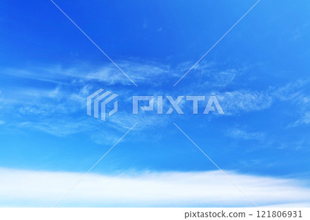 Autumn sky and clouds 121806931