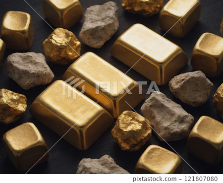 gold bars close up 121807080