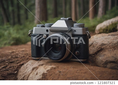 vintage camera close up 121807321