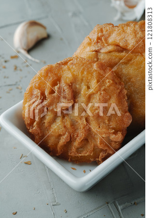 spanish tortas de camaron, shrimp cakes spanish tortas de camaron, shrimp cakes 121808313