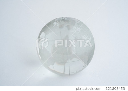 Glass globe paperweight 121808453