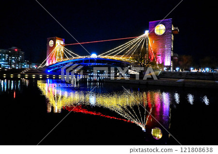 富輪運河環水公園燈飾 富輪運河環水公園燈飾 121808638
