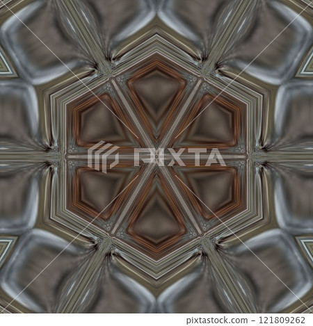 Mystical pattern design for the background. Fantasy flower texture for paper, wrapper, fabric, business card, carpet, tile, flyer printing. Swirl of luxury marble for any type of elegant home decor 121809262