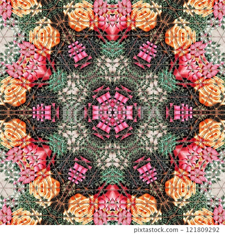 Mystical pattern design for the background. Fantasy flower texture for paper, wrapper, fabric, business card, carpet, tile, flyer printing. Swirl of luxury marble for any type of elegant home decor Mystical pattern design for the background. Fantasy flower texture for paper, wrapper, fabric, business card, carpet, tile, flyer printing. Swirl of luxury marble for any type of elegant home decor 121809292