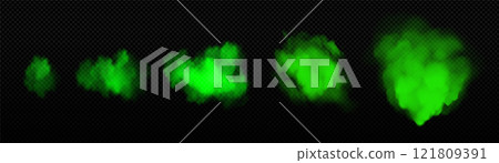 Green smell mist progression stages Green smell mist progression stages 121809391