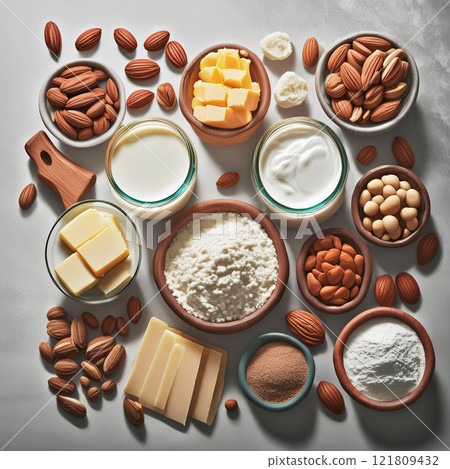 Earthy Tones of Nutritional Delights 121809432