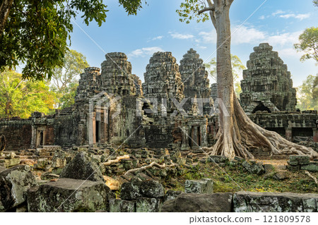 [世界遺產]吳哥考古遺址Banteay Kdei 121809578