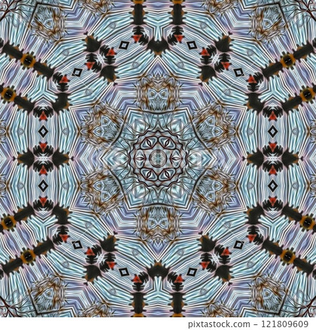 Mystical pattern design for the background. Fantasy flower texture for paper, wrapper, fabric, business card, carpet, tile, flyer printing. Swirl of luxury marble for any type of elegant home decor Mystical pattern design for the background. Fantasy flower texture for paper, wrapper, fabric, business card, carpet, tile, flyer printing. Swirl of luxury marble for any type of elegant home decor 121809609