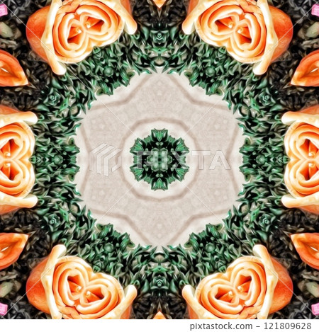 Mystical pattern design for the background. Fantasy flower texture for paper, wrapper, fabric, business card, carpet, tile, flyer printing. Swirl of luxury marble for any type of elegant home decor Mystical pattern design for the background. Fantasy flower texture for paper, wrapper, fabric, business card, carpet, tile, flyer printing. Swirl of luxury marble for any type of elegant home decor 121809628