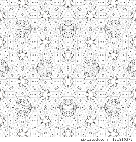 Coloring book page for kindergarten school students. Mandala colouring for traditional festive decoration. Artwork for practicing color fill up. Doodle work sample for learning purpose Coloring book page for kindergarten school students. Mandala colouring for traditional festive decoration. Artwork for practicing color fill up. Doodle work sample for learning purpose 121810375