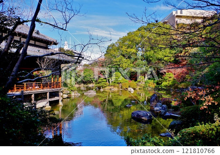 遊仙亭公園秋葉風景 遊仙亭公園秋葉風景 121810766