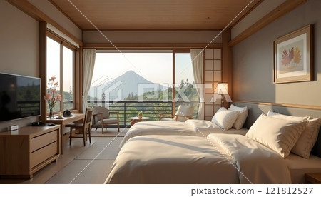 Ai 一家可以眺望想像中的富士山的旅遊飯店 121812527