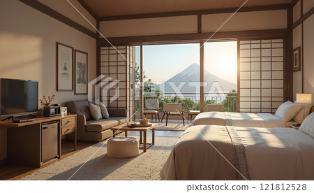 Ai 一家可以眺望想像中的富士山的旅遊飯店 121812528