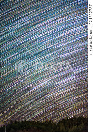 Starry sky in Takase Town, Mitoyo City 121812787