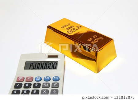 Gold, gold bars, pure gold Gold, gold bars, pure gold 121812873