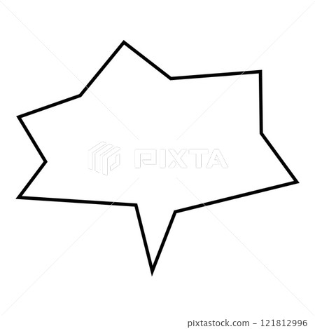 Comic Style Blank Speech Bubbles for Cartoon Conversations. Cartoon Dialogue Elements for Messaging Designs. Vector illustration Comic Style Blank Speech Bubbles for Cartoon Conversations. Cartoon Dialogue Elements for Messaging Designs. Vector illustration 121812996