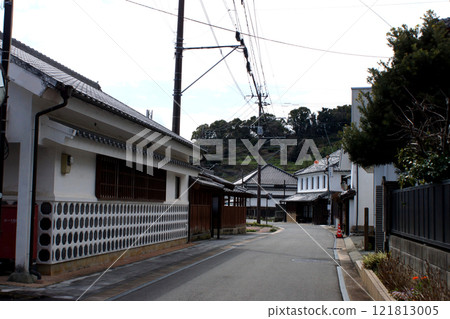 松合，熊本縣宇城市，古老的城鎮景觀，倉庫白牆 121813005