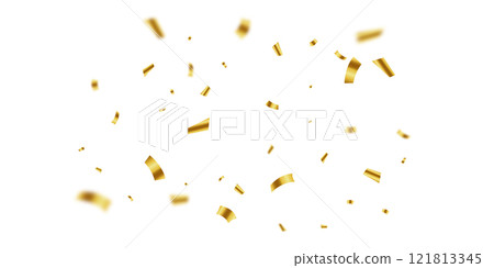 golden confetti background for festival decoration vector illustration golden confetti background for festival decoration vector illustration 121813345