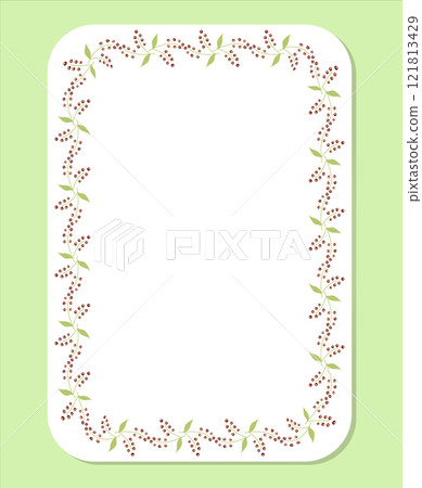 Botanical template for wedding invitation, birthday, Mothers Day cards, flyer, poster, banner, menu, events and page cover. 121813429