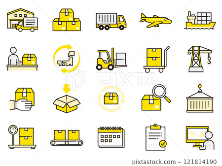 Delivery and logistics icons 06 Delivery and logistics icons 121814190