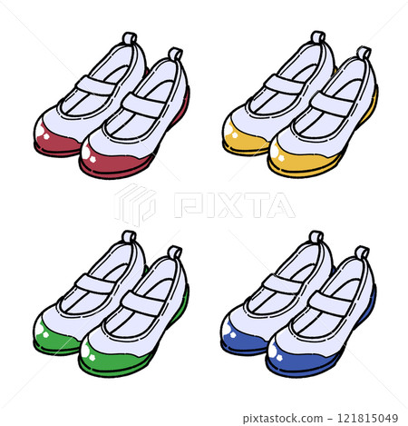 Illustration of school shoes 121815049