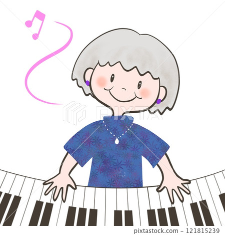 高級和鋼琴 121815239