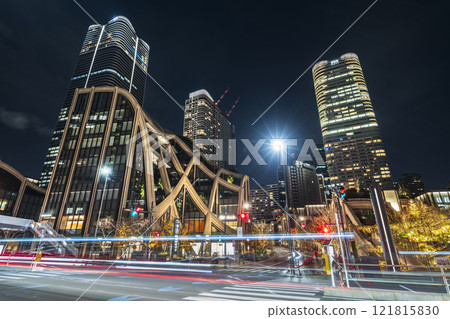 麻布台之丘/王馬街的城市夜景 [東京都港區] 121815830