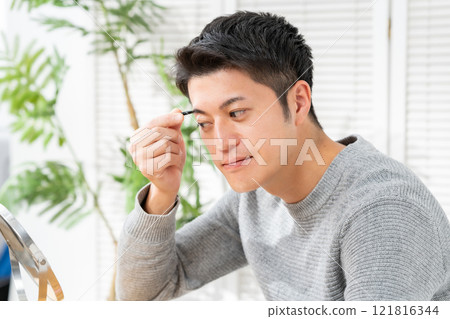 男士美容護膚鏡眉毛 121816344