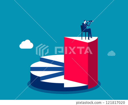 Business finance and investment. Business vector flat style 121817020