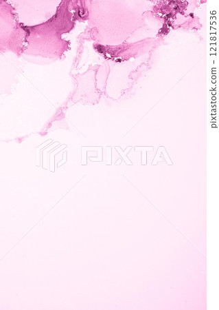 Marble ink abstract art from exemplary original painting abstract background 121817536