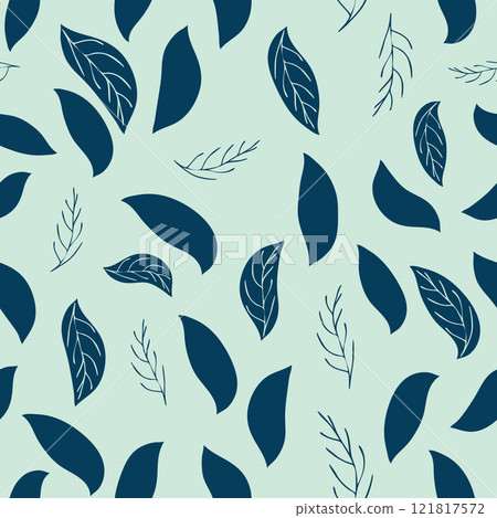 Vintage Decorative seamless pattern in classic style with small flowers, ditsy. Light silhouettes of flowers, two-color ornament shabby chic. Vintage Decorative seamless pattern in classic style with small flowers, ditsy. Light silhouettes of flowers, two-color ornament shabby chic. 121817572