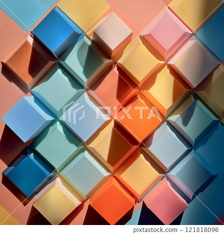 幾何磁磚 121818096