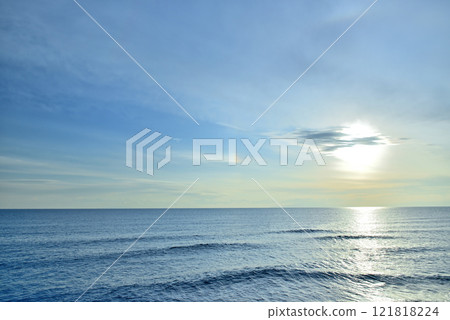 View of Sagami Bay from Shichirigahama Beach - Rainbow clouds View of Sagami Bay from Shichirigahama Beach - Rainbow clouds 121818224