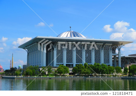 The Iron Mosque on the banks of Putrajaya Lake The Iron Mosque on the banks of Putrajaya Lake 121818471
