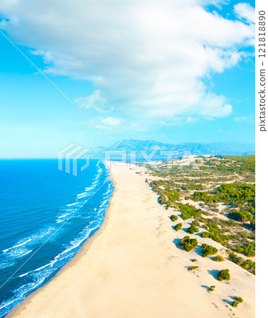 Aereal view of an untouched Patara Beach in Antalya,Turkey Aereal view of an untouched Patara Beach in Antalya,Turkey 121818890
