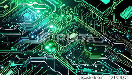 Abstract High-Tech Circuit Background Design Abstract High-Tech Circuit Background Design 121819871